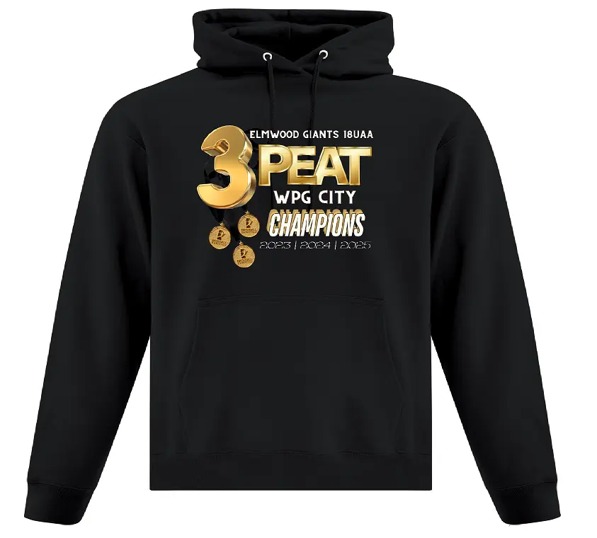 3peat Champions Medal Hoodie 