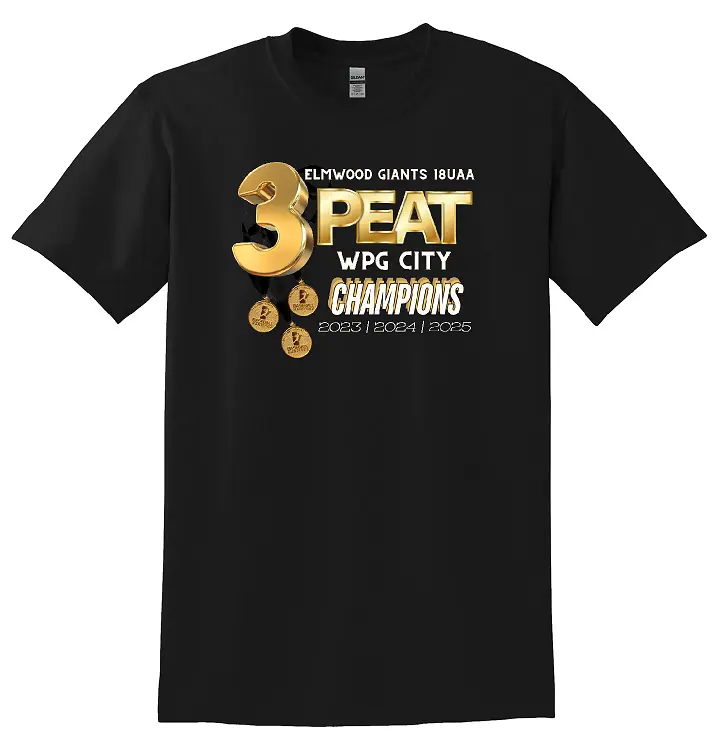 3peat Champions Medal T-shirt