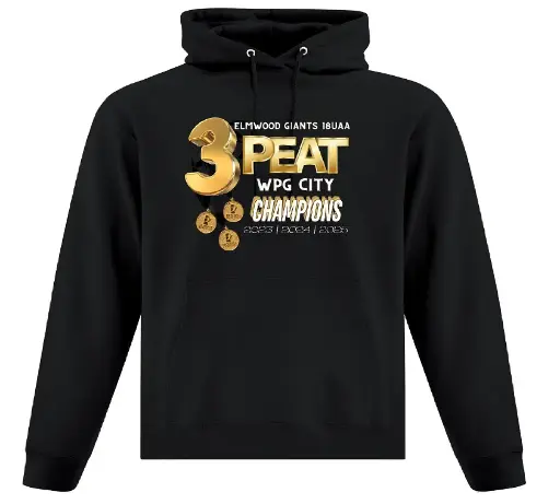 3peat Champions Medal Hoodie 